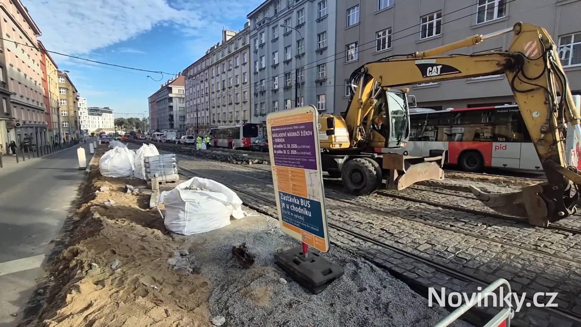 Trạm xe điện tramvaj ở Žižkov từng được ông Zdeněk Hřib ca ngợi lại bị đào lên để thu hẹp chỉ sau ba năm