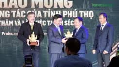 Đoàn công tác tỉnh Phú Thọ gặp cộng đồng người Việt tại Cộng hòa Séc