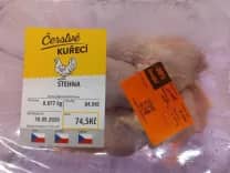 Séc: Phát hiện đùi gà tươi có dấu hiệu ôi hỏng tại siêu thị Lidl ở Praha