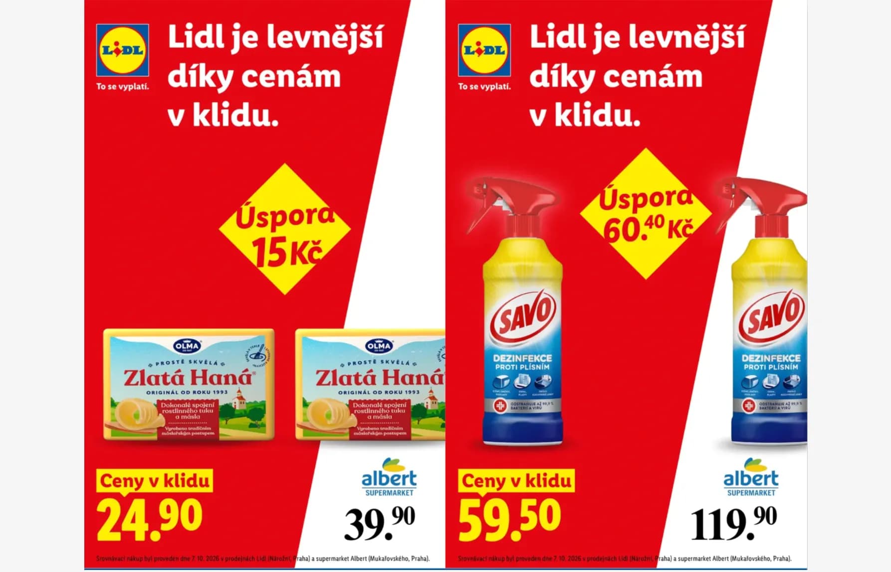 Lidl và Penny khẩu chiến vì chiến dịch so sánh giá tại Séc
