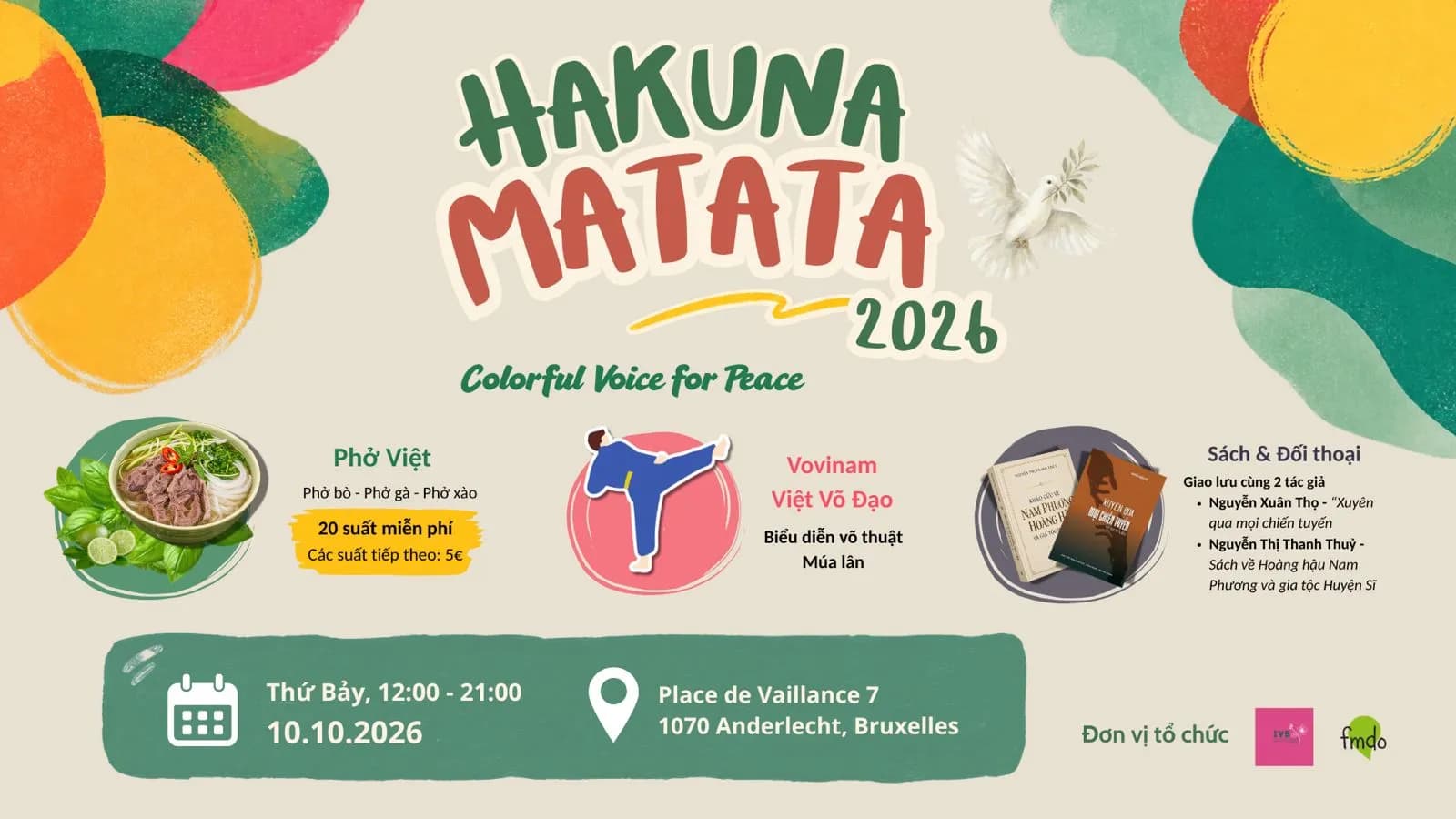 Hakuna Matata 2026: Sắc màu văn hóa cùng lan tỏa thông điệp hòa bình