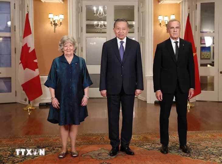 Toàn quyền Canada chủ trì tiệc chiêu đãi trọng thể Tổng Bí thư, Chủ tịch nước Tô Lâm