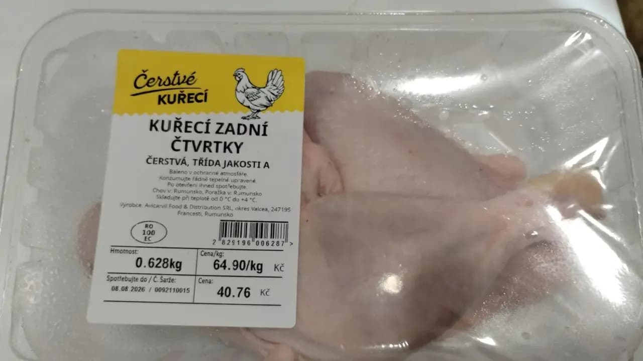 Cơ quan thanh tra Séc phát hiện 2 lô thịt gà nhiễm khuẩn Salmonella tại Lidl