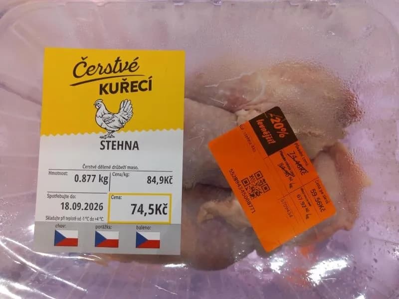 Séc: Phát hiện đùi gà tươi có dấu hiệu ôi hỏng tại siêu thị Lidl ở Praha