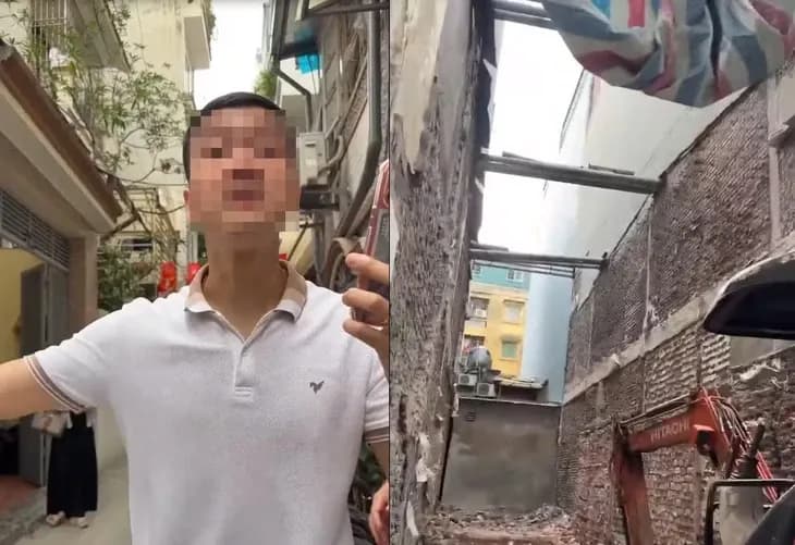 Phá dỡ nhà xong đòi tiền công, chủ nhà nói 'không thuê, không có hợp đồng': Công an vào cuộc