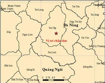 4 trận động đất ở miền núi Đà Nẵng, người dân nghe tiếng nổ, cảm nhận rung lắc