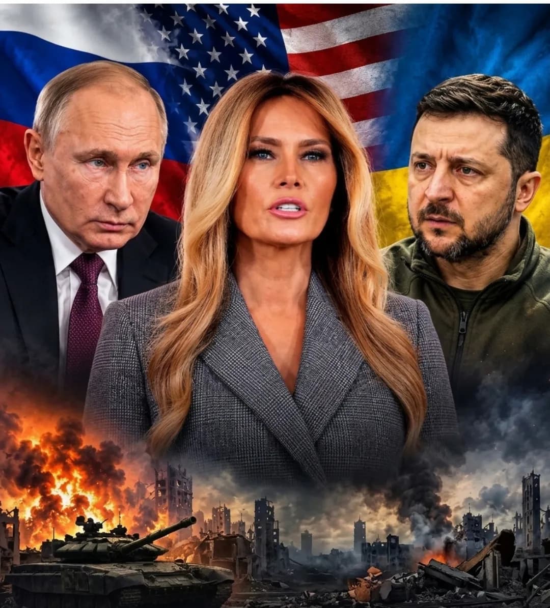 Nga rà phá bom mìn mở đường vào thành phố Oleshky, cảm ơn bà Melania Trump đã giúp