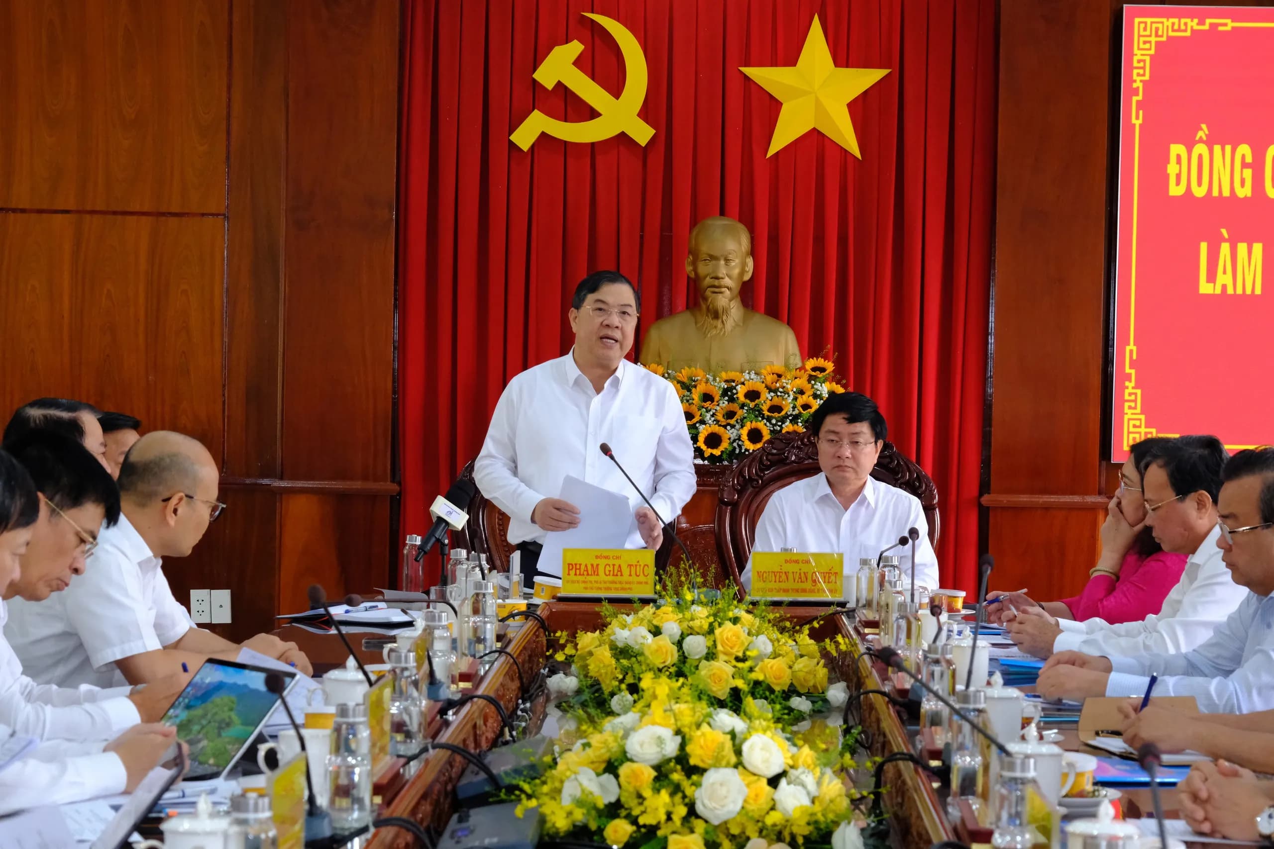 Phó thủ tướng Phạm Gia Túc ủng hộ Tây Ninh phấn đấu lên thành phố trực thuộc Trung ương vào năm 2028