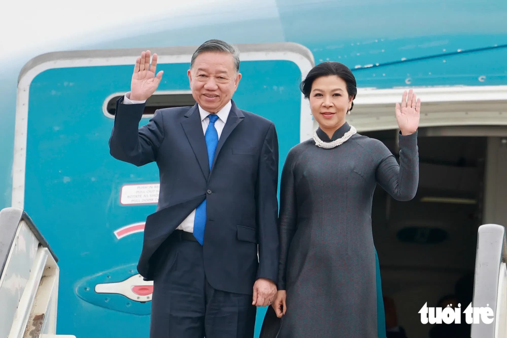 Tổng Bí thư, Chủ tịch nước Tô Lâm và Phu nhân đến Brussels, bắt đầu thăm EU và Bỉ