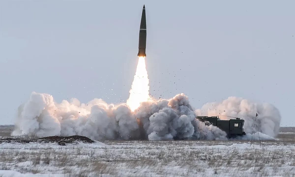 Ukraine có thể đã bắn hạ tên lửa Iskander-1000 của Nga