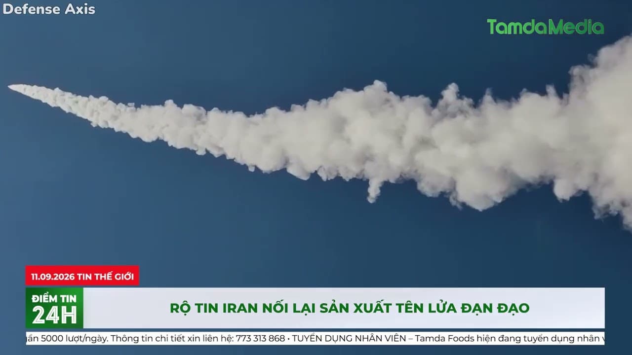 Rộ tin Iran nối lại sản xuất tên lửa đạn đạo