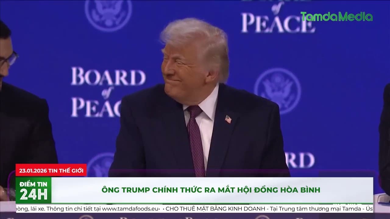 Ông Trump chính thức ra mắt Hội đồng Hòa bình