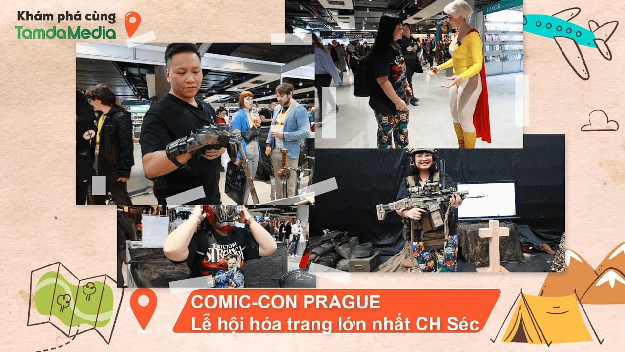 KHÁM PHÁ CÙNG TAMDAMEDIA | COMIC-CON PRAGUE - Lễ hội hóa trang lớn nhất CH Séc