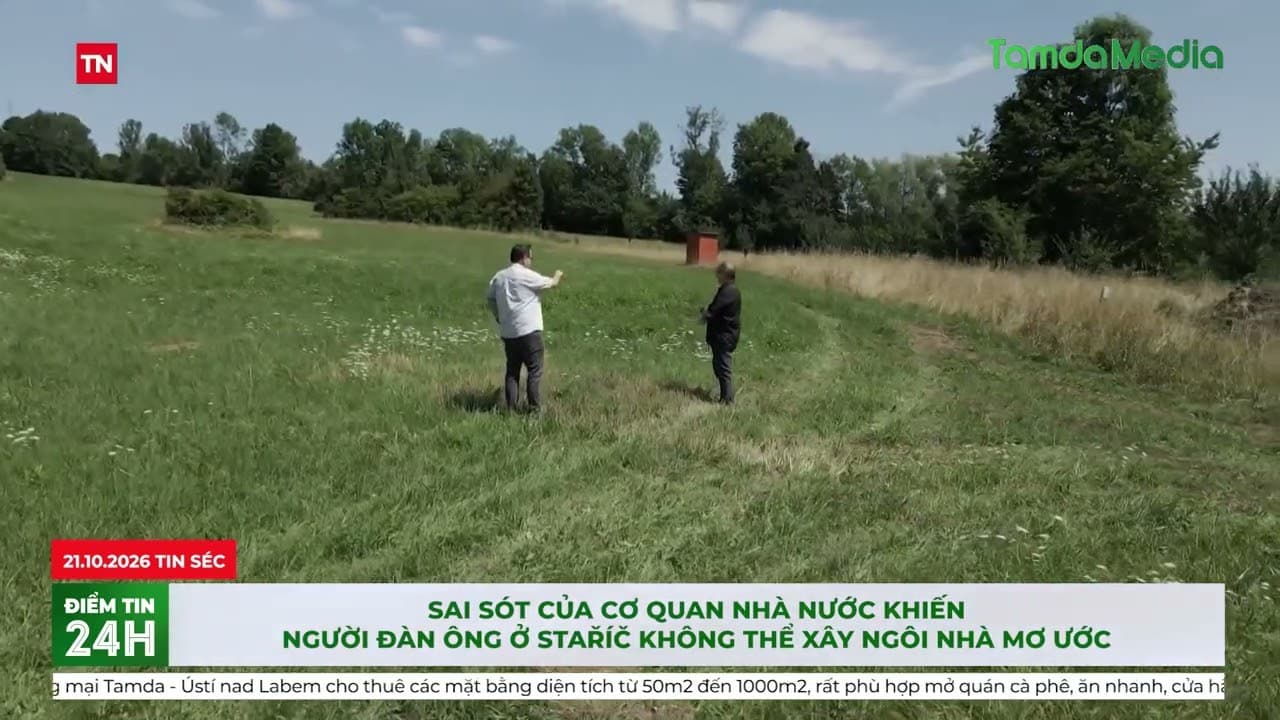 Sai sót của cơ quan nhà nước khiến người đàn ông ở Staříč không thể xây ngôi nhà mơ ước
