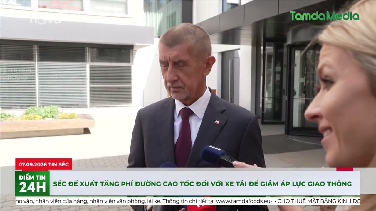 Séc đề xuất tăng phí đường cao tốc đối với xe tải để giảm áp lực giao thông