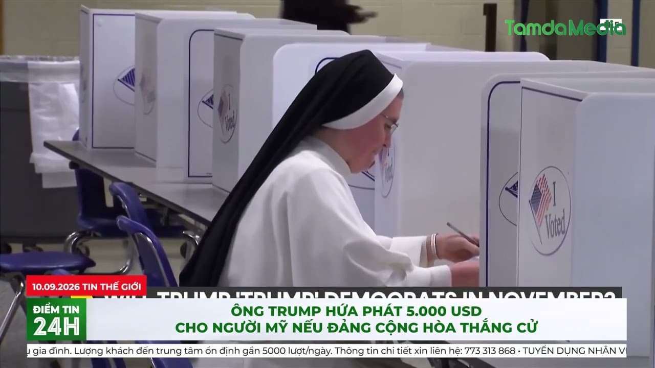 Ông Trump hứa phát 5 000 USD cho người Mỹ nếu đảng Cộng hòa thắng cử