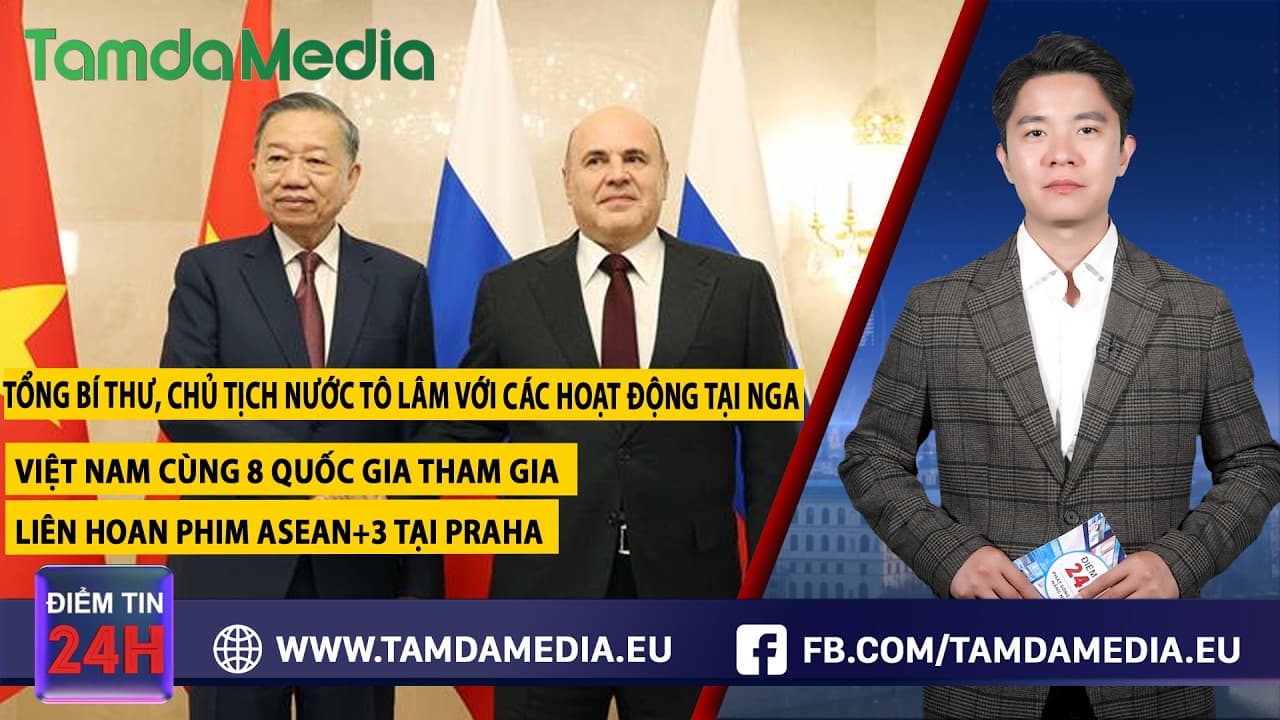 TamdaMedia | ĐIỂM TIN 24H - 08.09.2026 | Tổng Bí thư, Chủ tịch nước Tô Lâm với các hoạt động tại Nga