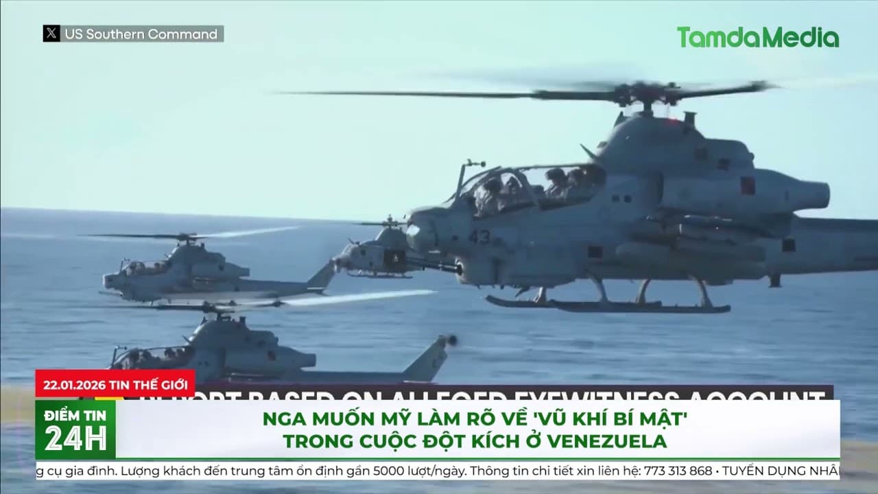 Nga muốn Mỹ làm rõ về 'vũ khí bí mật' trong cuộc đột kích ở Venezuela
