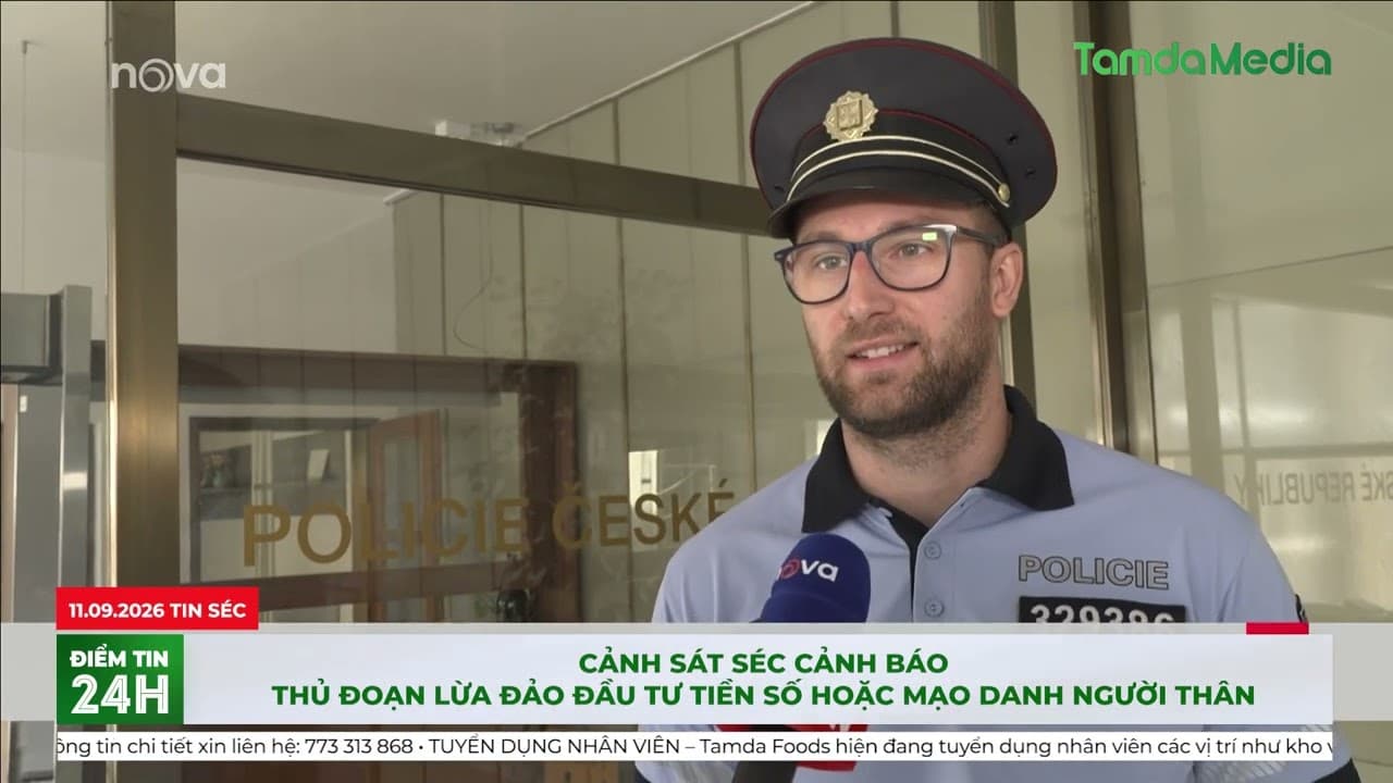 Cảnh sát Séc cảnh báo thủ đoạn lừa đảo đầu tư tiền số hoặc mạo danh người thân
