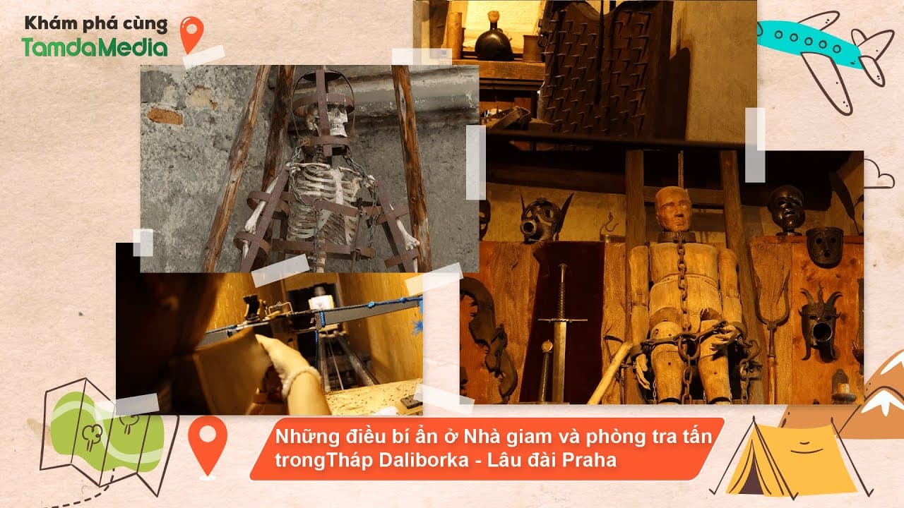 KHÁM PHÁ CÙNG TAMDAMEDIA | Những điều bí ẩn ở Nhà giam và phòng tra tấn tại Tháp Daliborka