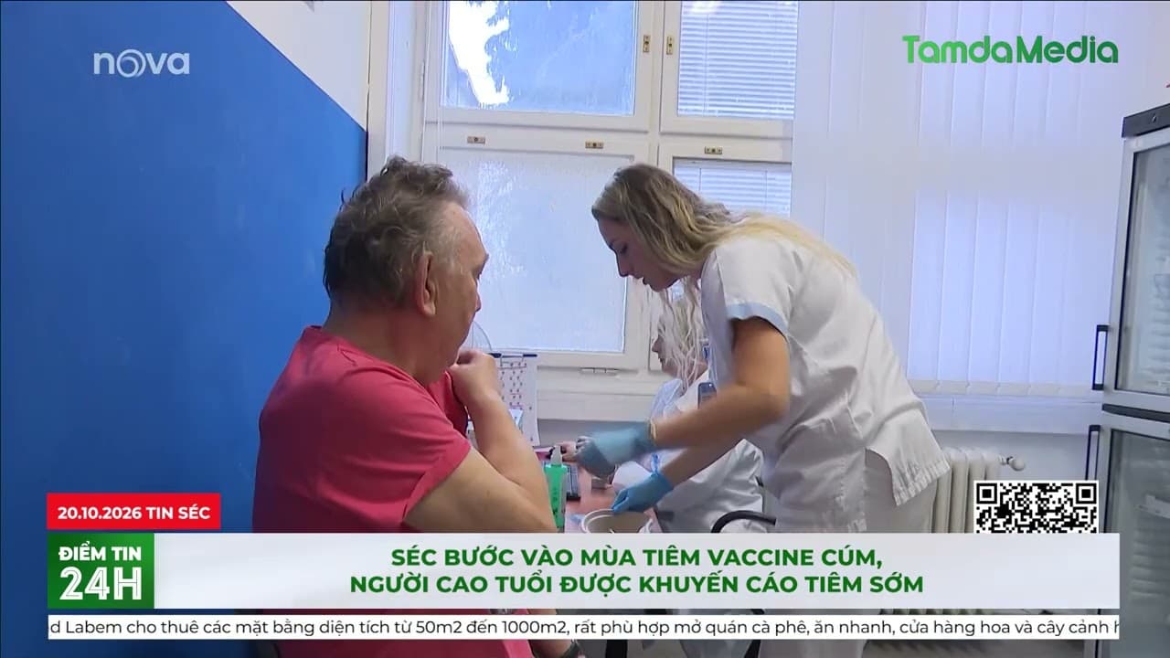 Séc bước vào mùa tiêm vaccine cúm, người cao tuổi được khuyến cáo tiêm sớm