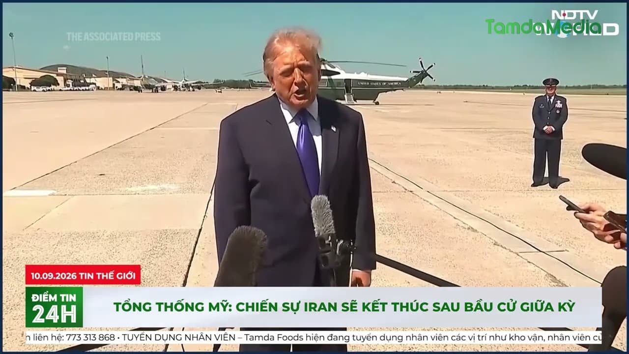 Tổng thống Mỹ Chiến sự Iran sẽ kết thúc sau bầu cử giữa kỳ
