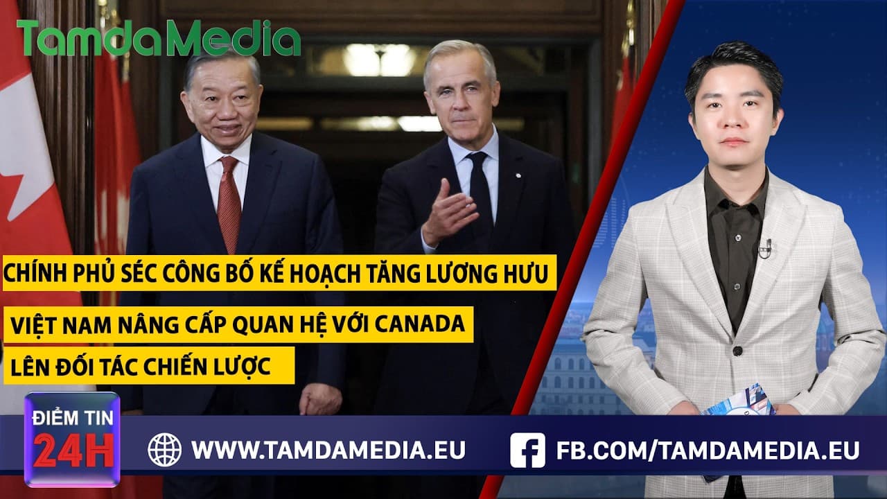 TamdaMedia | ĐIỂM TIN 24H - 25.09.2026 | Doanh nghiệp Séc ngày càng thờ ơ với lao động ngoài 40 tuổi