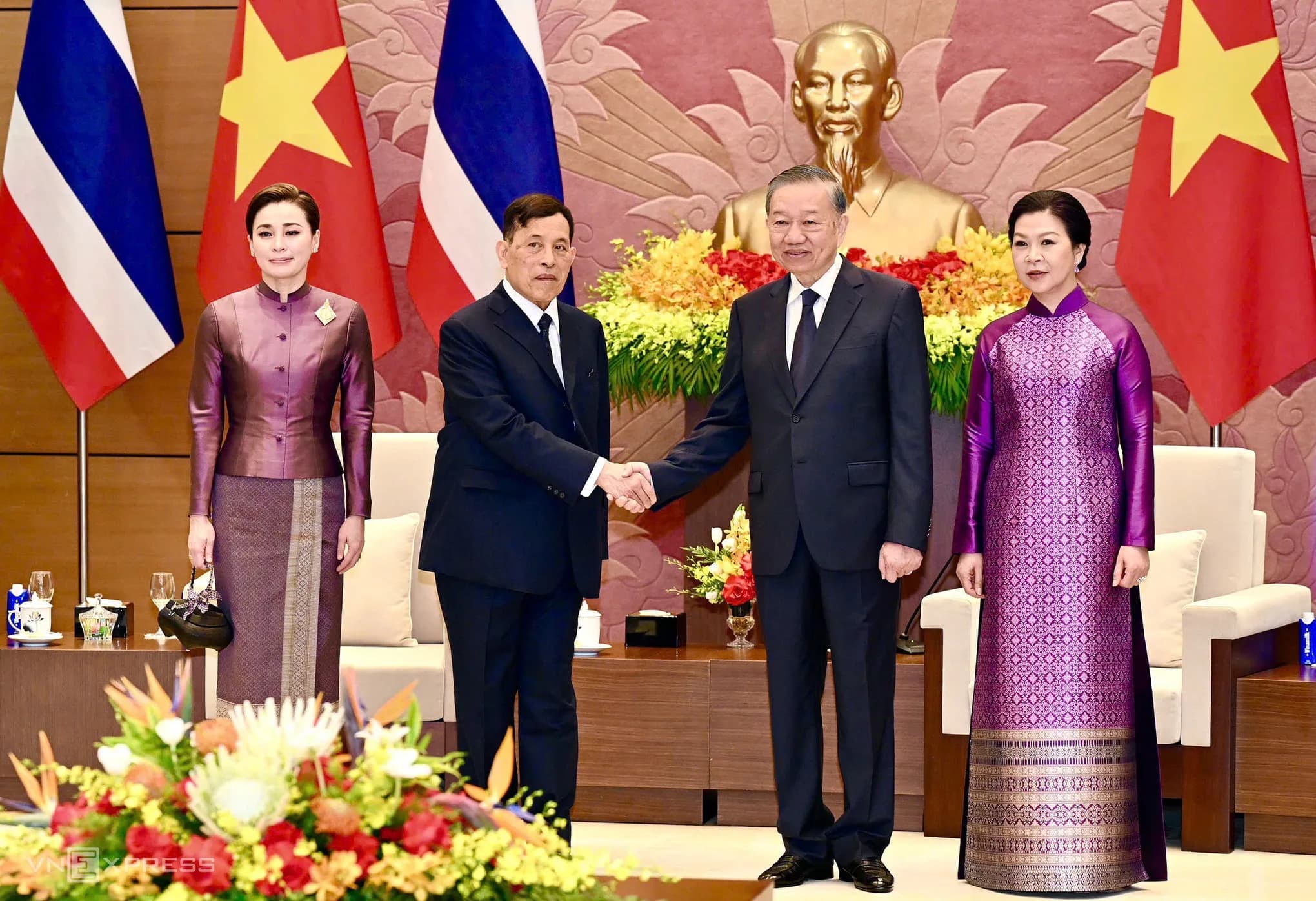 Tổng Bí thư, Chủ tịch nước hội đàm với Nhà vua Thái Lan