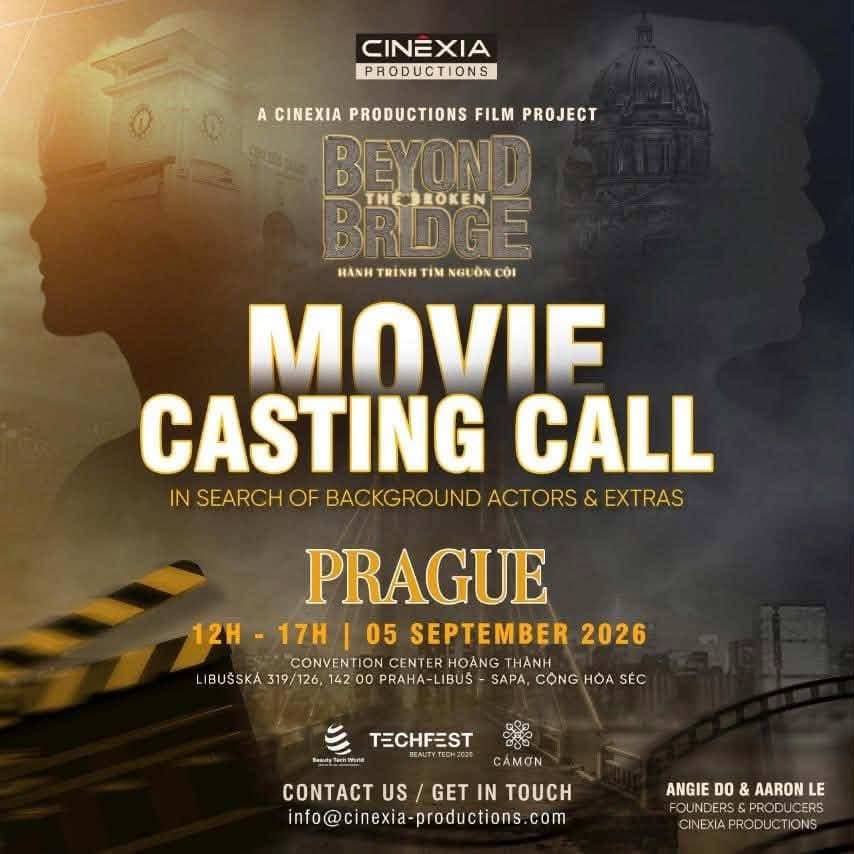 Thông báo tuyển casting cho dự án phim quốc tế “Beyond the Broken Bridge – Hành trình tìm nguồn cội” tại Praha