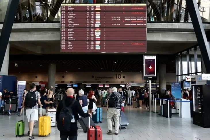 Hàng loạt chuyến bay Pháp có nguy cơ chậm, hủy vì công chức đình công toàn quốc