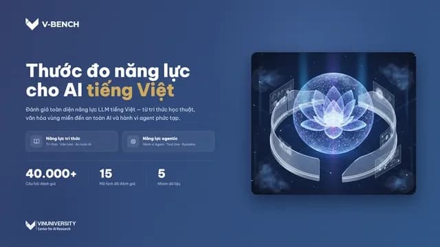 VinUni ra mắt V-Bench: Thước đo năng lực của các mô hình AI dành cho người Việt