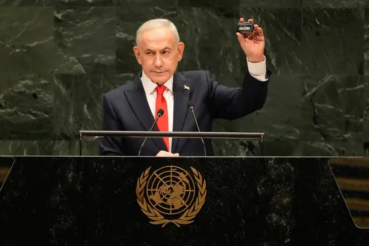 Ông Netanyahu mang ‘máy nhắn tin tử thần’ tới Liên hợp quốc