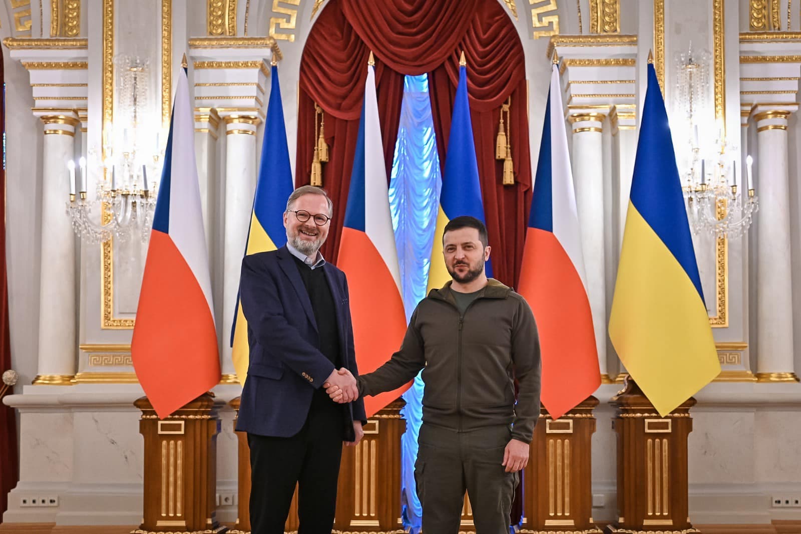 Phát biểu của ông Petr Fiala sau chuyến thăm Kyjev, Ukraine