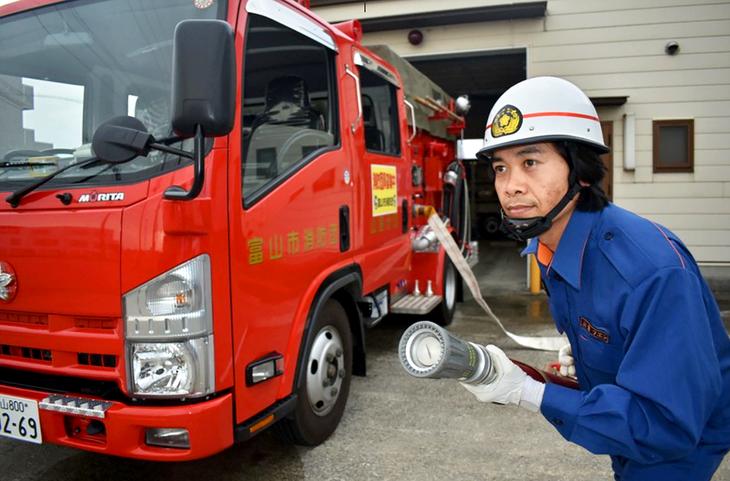 Việt kiều Nhật tham gia đội cứu hỏa tình nguyện, là người nước ngoài đầu tiên trong đội