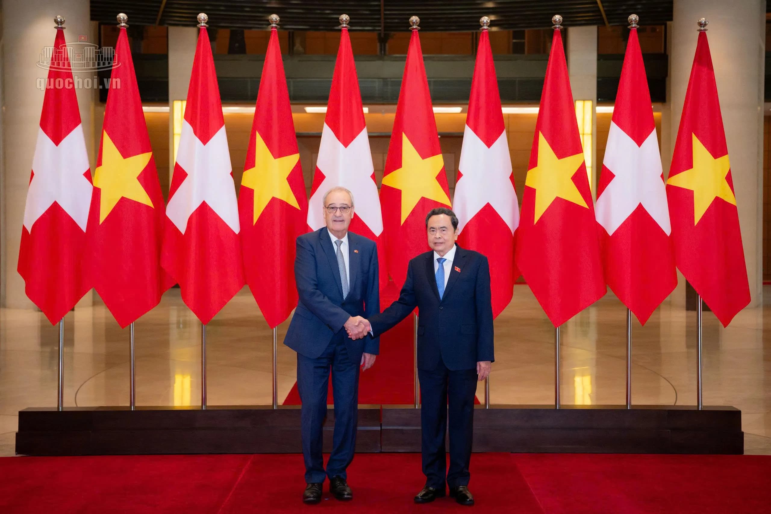 Chủ tịch Quốc hội đề nghị Thụy Sĩ thúc đẩy phê chuẩn FTA Việt Nam - EFTA