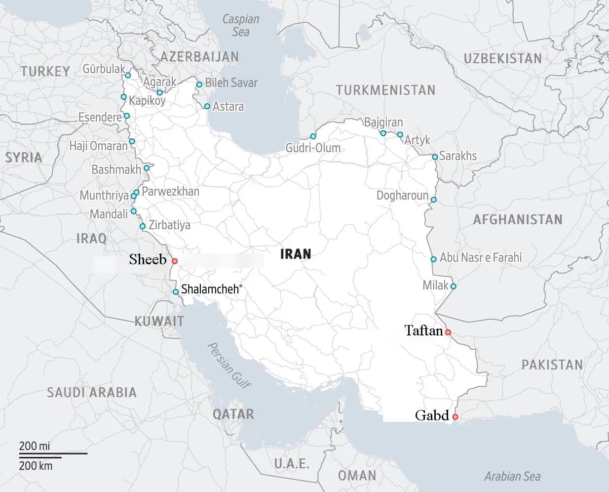 Iran mất dần huyết mạch giao thương