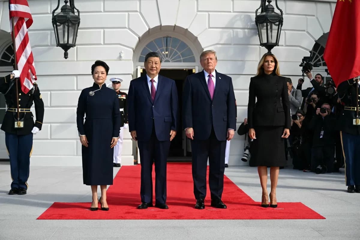 Ông Tập đã tới Nhà Trắng, ông Trump ca ngợi 'tình bạn tuyệt vời'