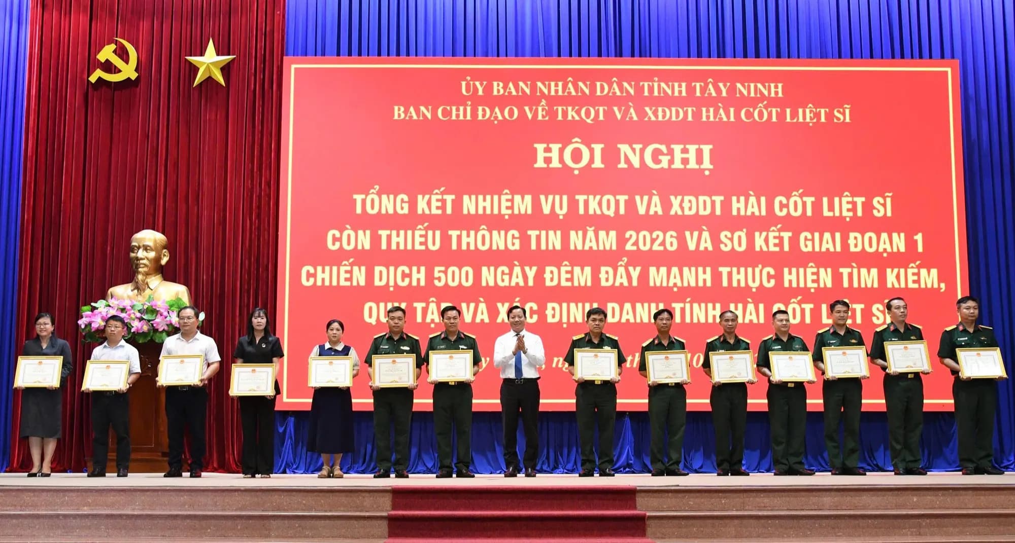 Tây Ninh quy tập 694 hài cốt liệt sĩ, lấy mẫu 18.593 mộ chưa rõ danh tính
