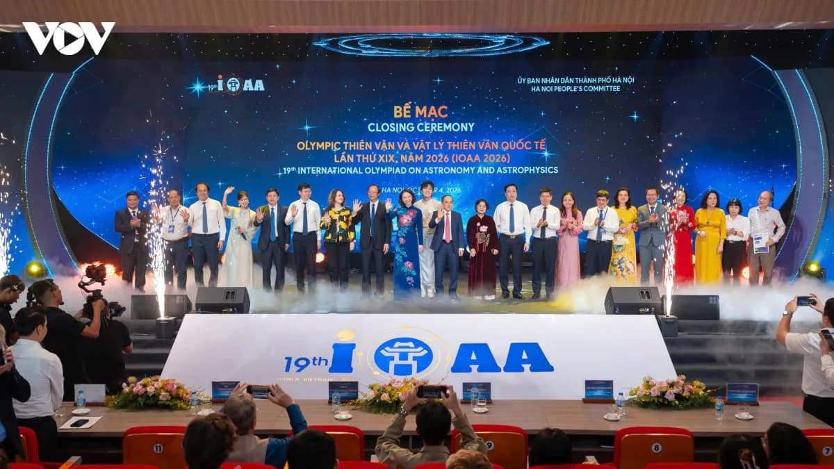 Học sinh Việt Nam giành 6 Huy chương Vàng tại IOAA 2026