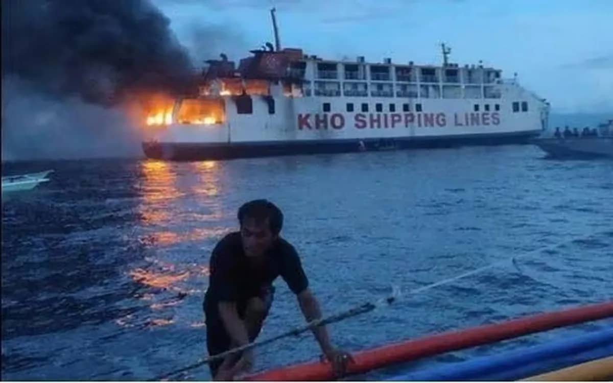 Cháy phà tại Philippines: Số người thiệt mạng tăng lên 35, vẫn còn 54 người mất tích