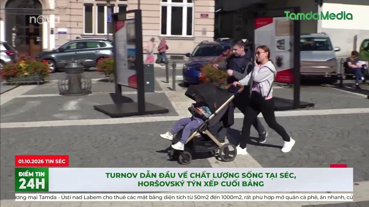 Turnov dẫn đầu về chất lượng sống tại Séc, Horšovský Týn xếp cuối bảng