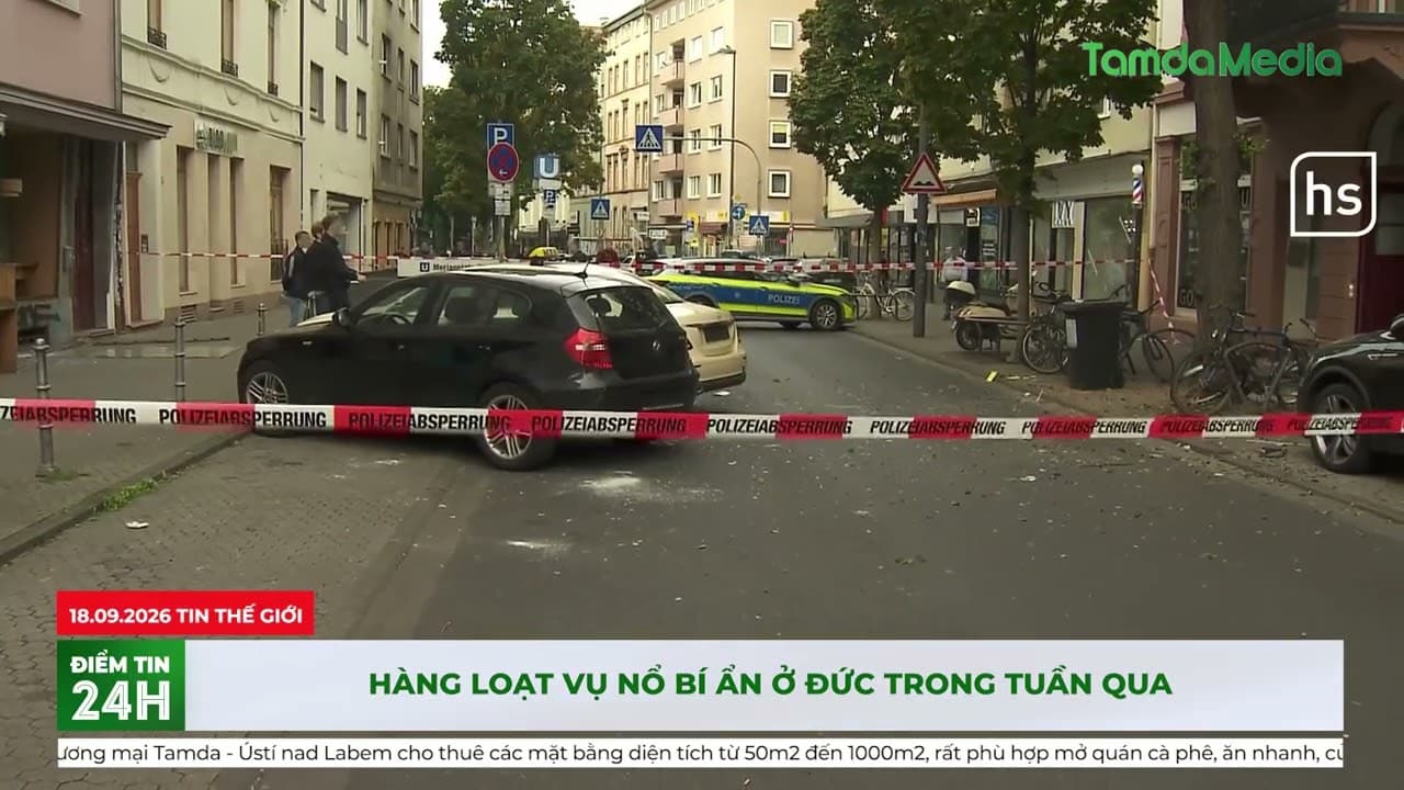 Hàng loạt vụ nổ bí ẩn ở Đức trong tuần qua