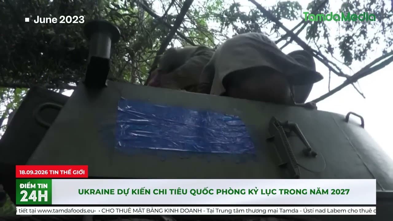 Ukraine dự kiến chi tiêu quốc phòng kỷ lục trong năm 2027
