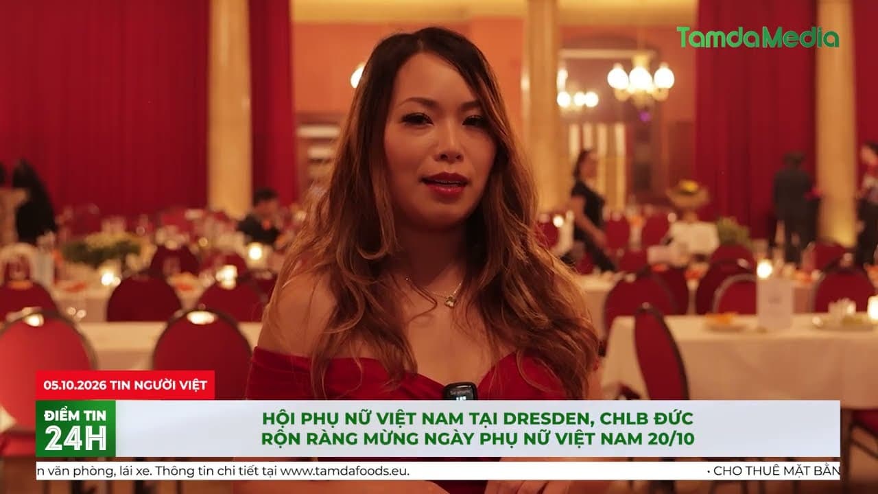 Hội phụ nữ Việt Nam tại Dresden, CHLB Đức rộn ràng mừng Ngày Phụ nữ Việt Nam 20/10