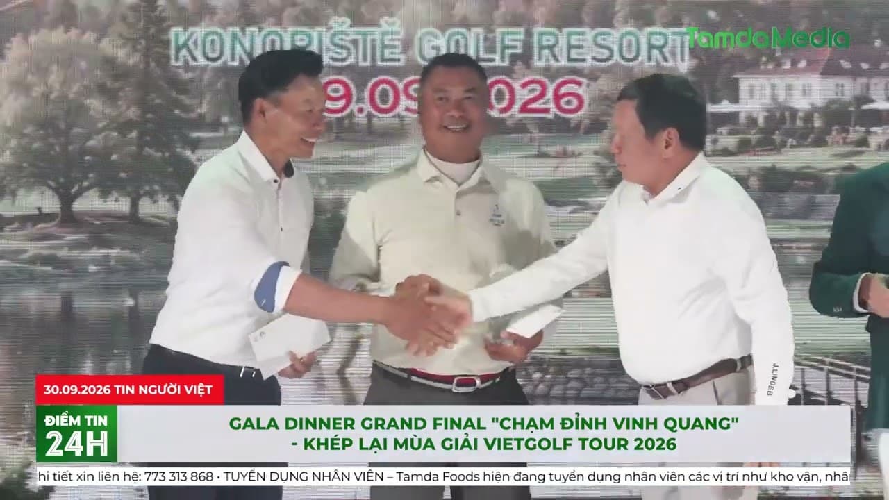 Gala Dinner Grand Final "Chạm đỉnh vinh quang" - khép lại mùa giải VietGolf Tour 2026