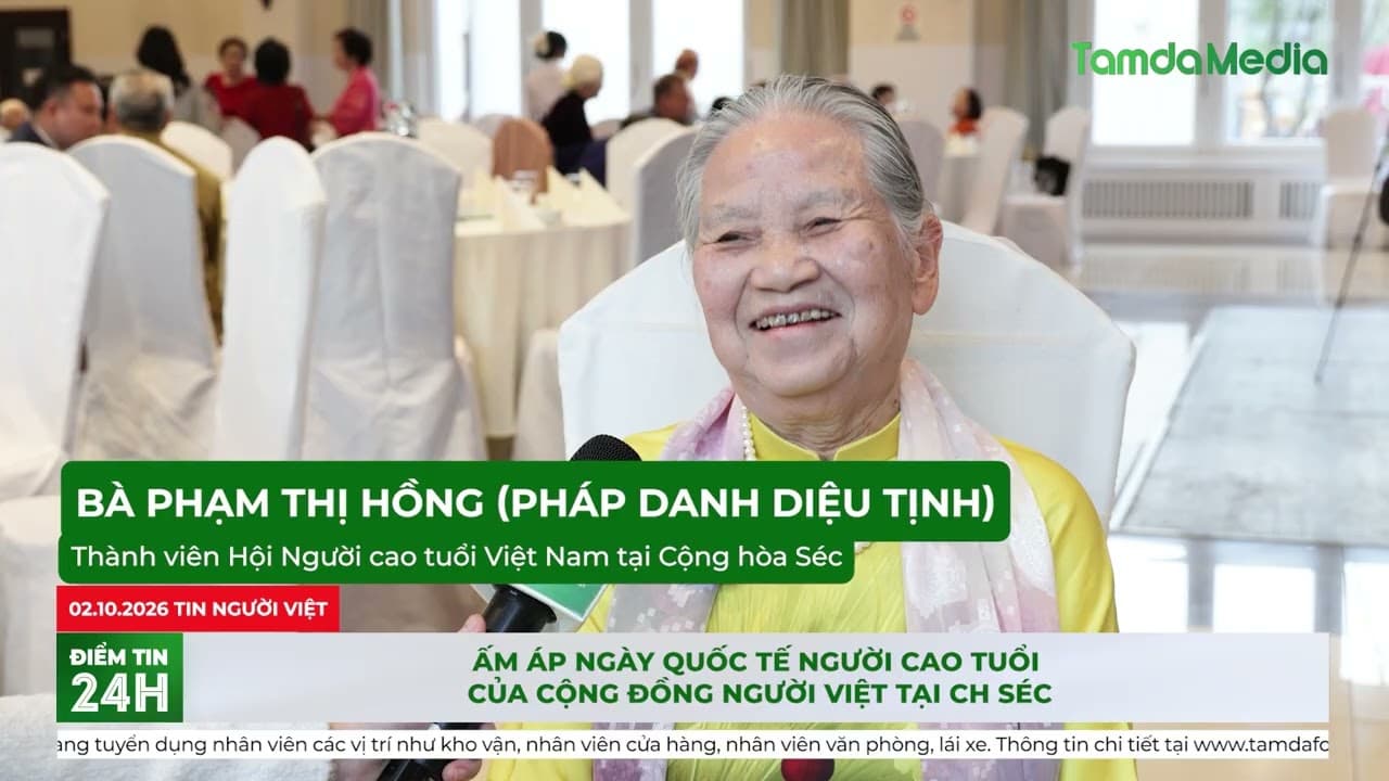 Ấm áp Ngày Quốc tế Người cao tuổi của cộng đồng người Việt tại CH Séc