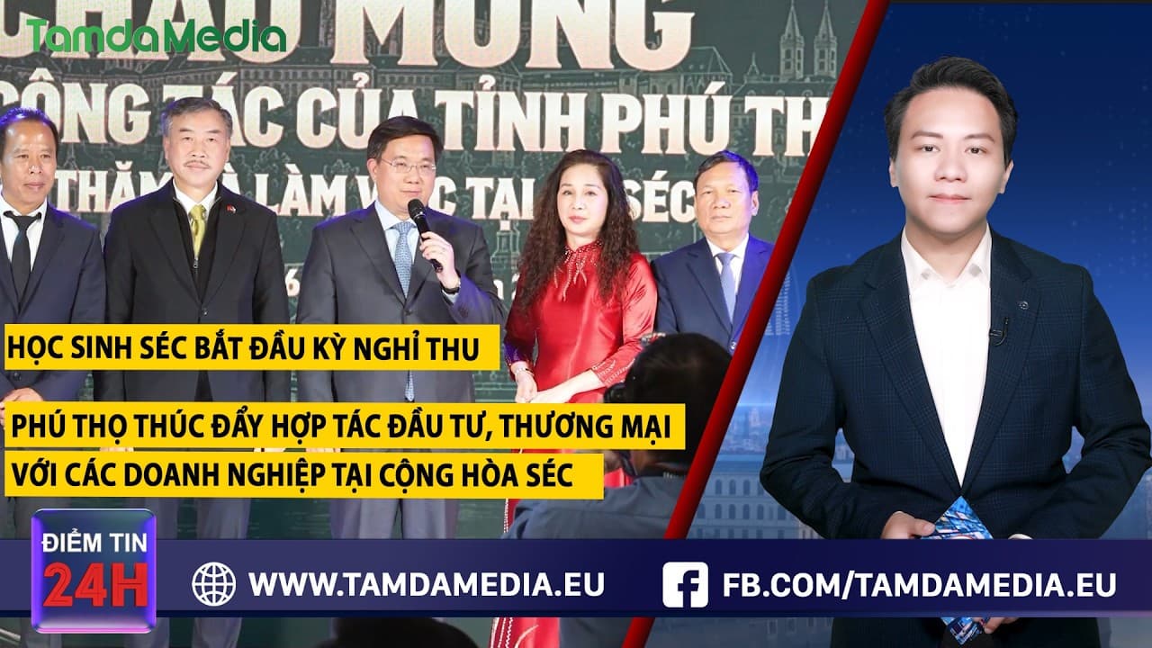 TamdaMedia | ĐIỂM TIN 24H - 27.10.2026 | Học sinh Séc bắt đầu nghỉ thu, phần lớn gia đình đi du lịch