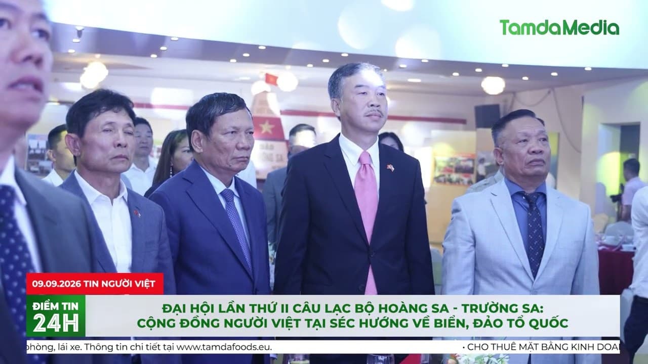 Đại hội lần thứ II Câu lạc bộ Hoàng Sa - Trường Sa: Người Việt tại Séc hướng về biển, đảo Tổ quốc