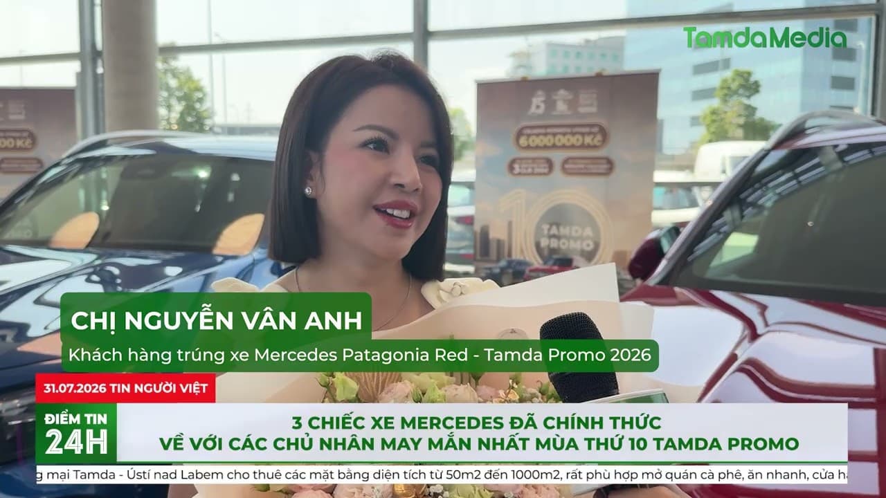 3 chiếc xe Mercedes đã chính thức về với các chủ nhân may mắn nhất mùa thứ 10 Tamda Promo