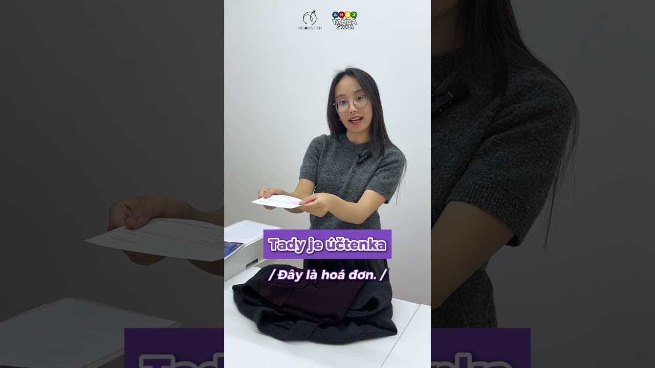 Học tiếng Séc: Những câu giao tiếp thông dụng trong cửa hàng quần áo - Phần 3